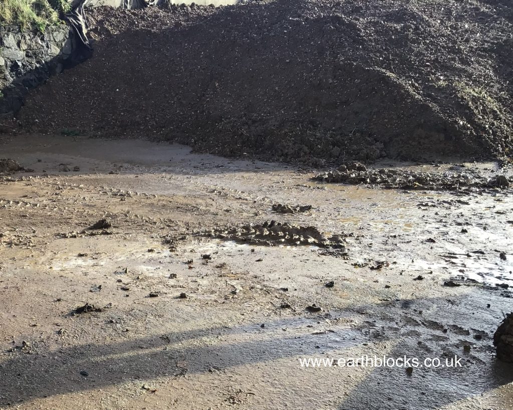 clayey soil clay soils Cornwall earth blocks UK earth bricks and cob bricks UK