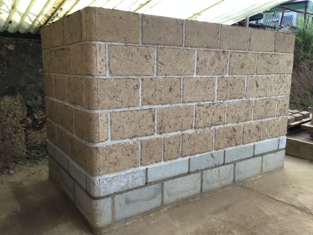 cob block cavity walling cob block cavity wall sustainable cob wall cob cavity wall