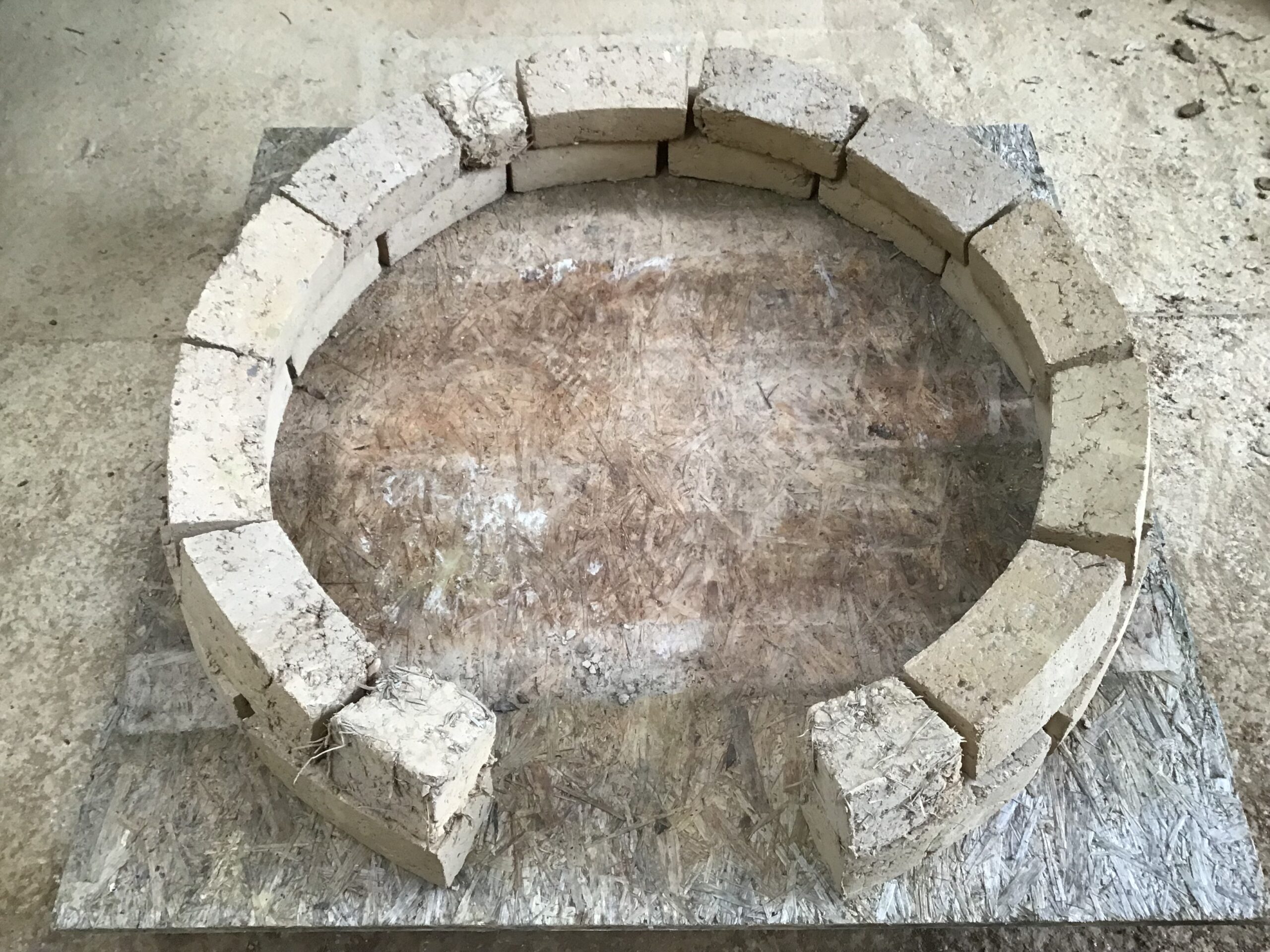 cob brick pizza oven earth mortar