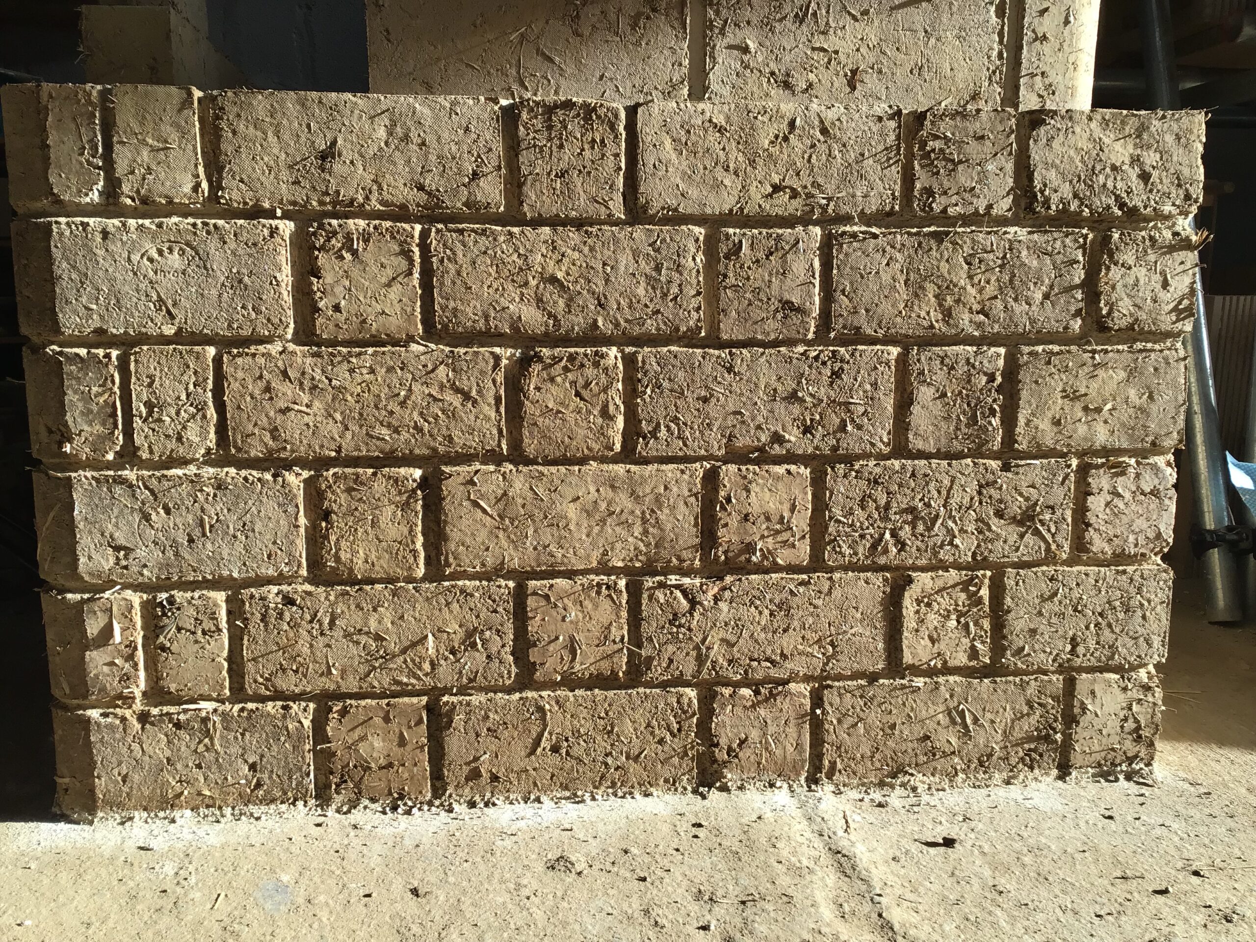 compressed earth bricks