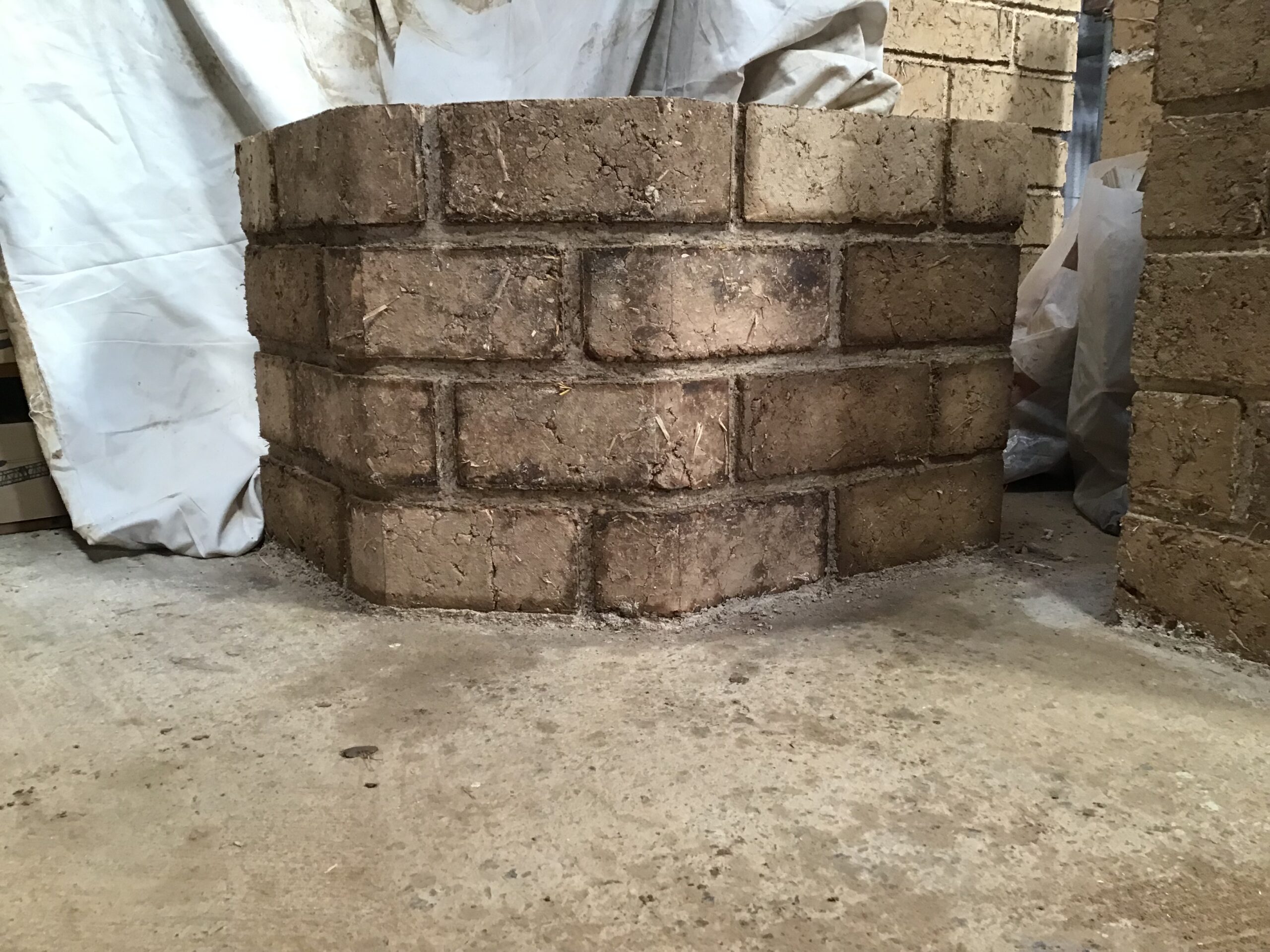 compressed earth bricks