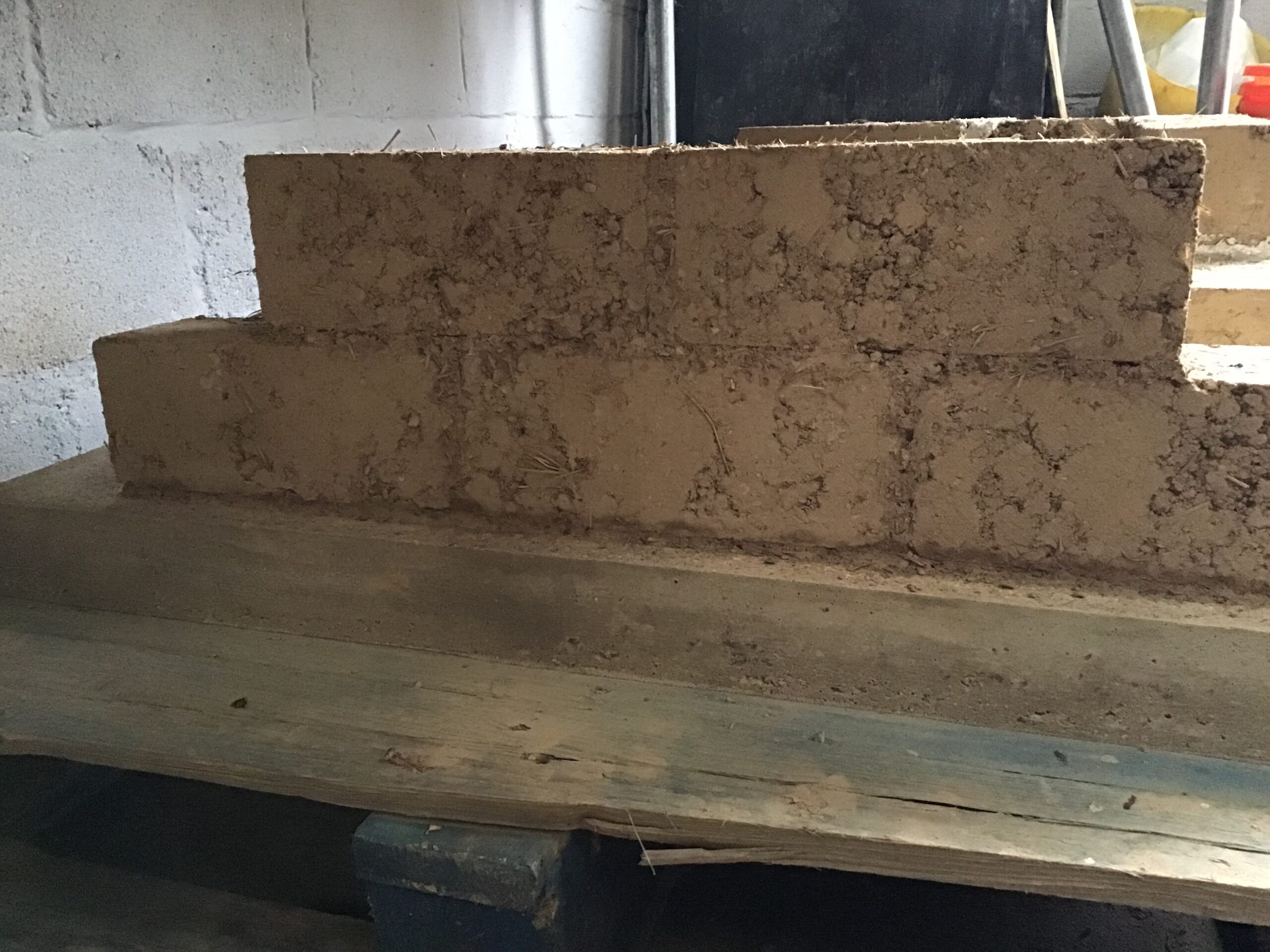 compressed earth bricks